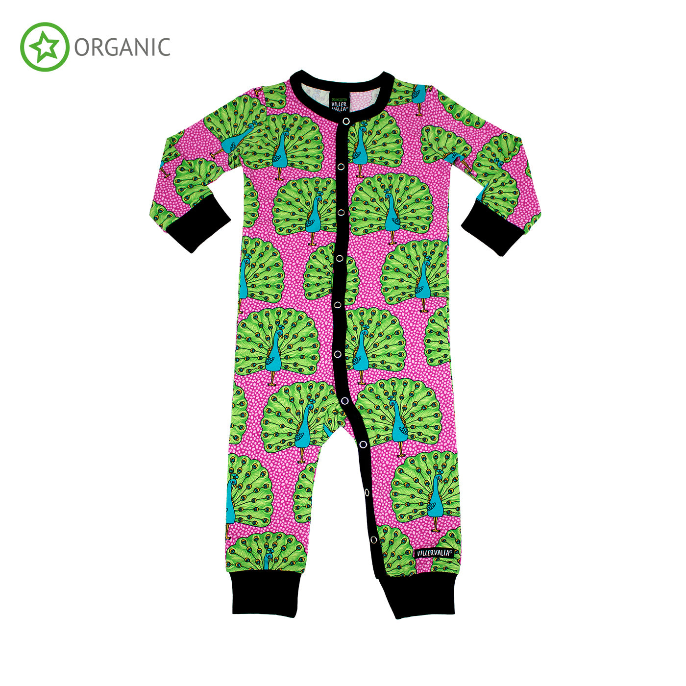 Villervalla - All-in-One - Animal Print - Peacocks