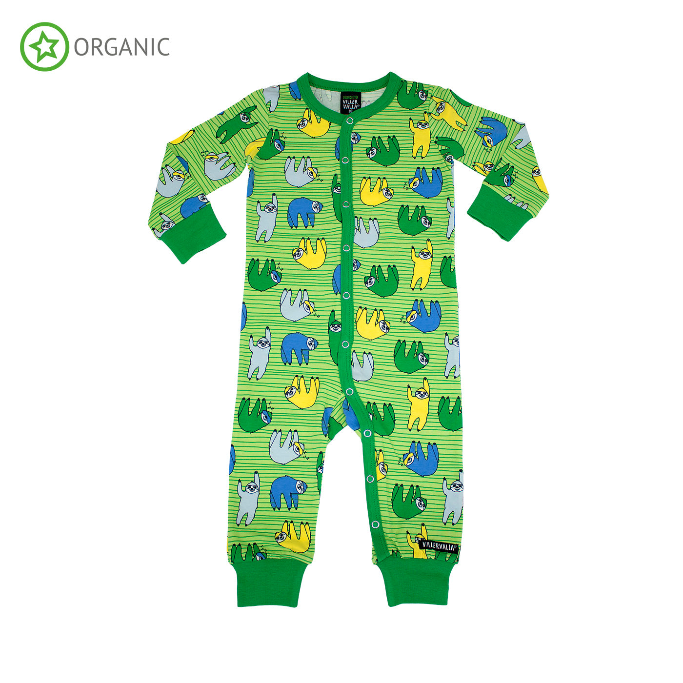 Villervalla - All-in-One - Sloths - Light Pea