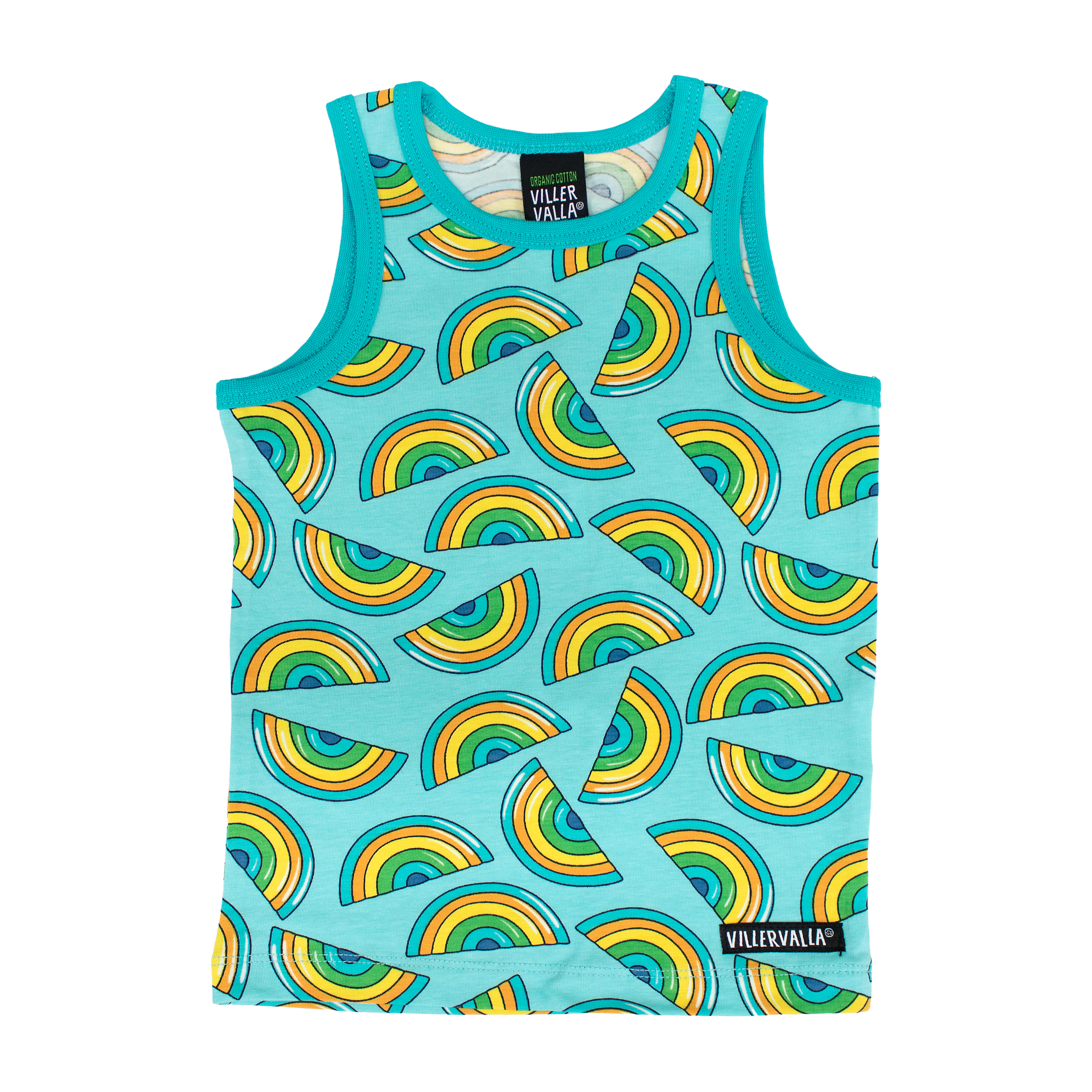 Villervalla - Tank Top - Rainbow - Reef