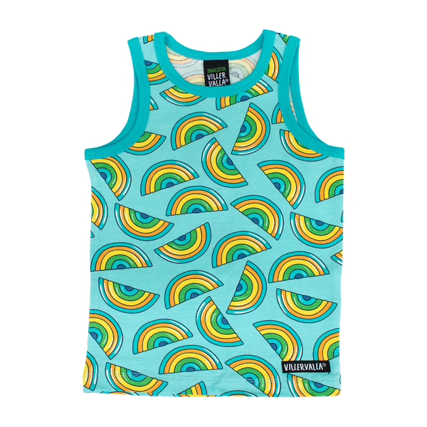 Villervalla - Tank Top - Rainbow - Reef