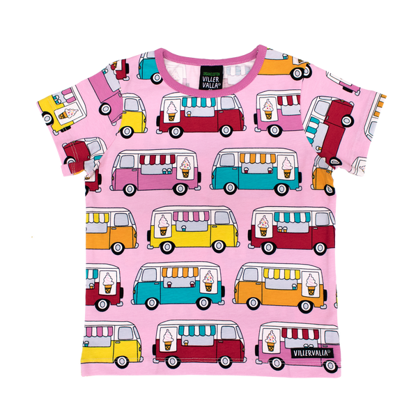 Villervalla - SS Tee - Ice Cream Truck - Petunia