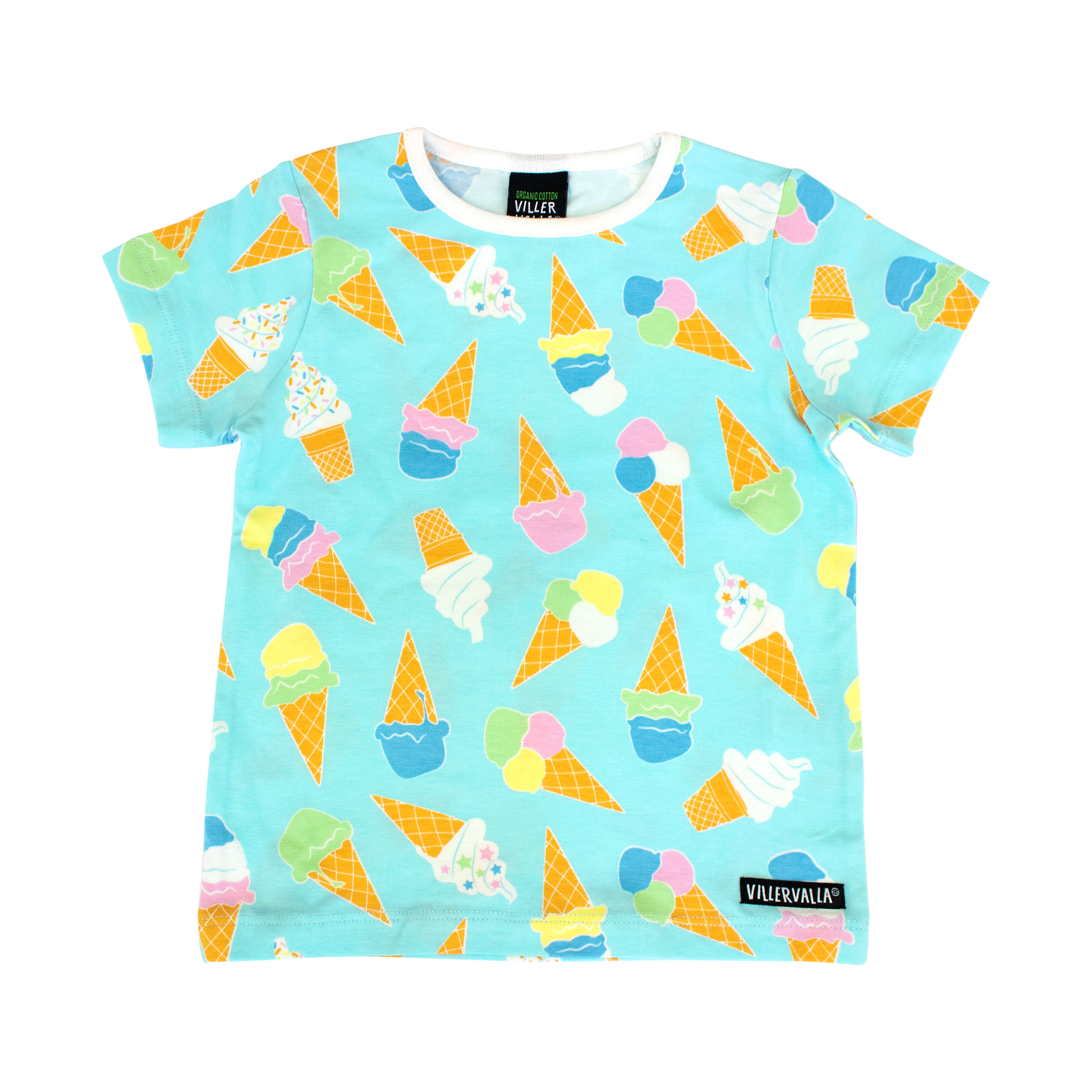 Villervalla - SS Tee - Ice Cream - Aqua