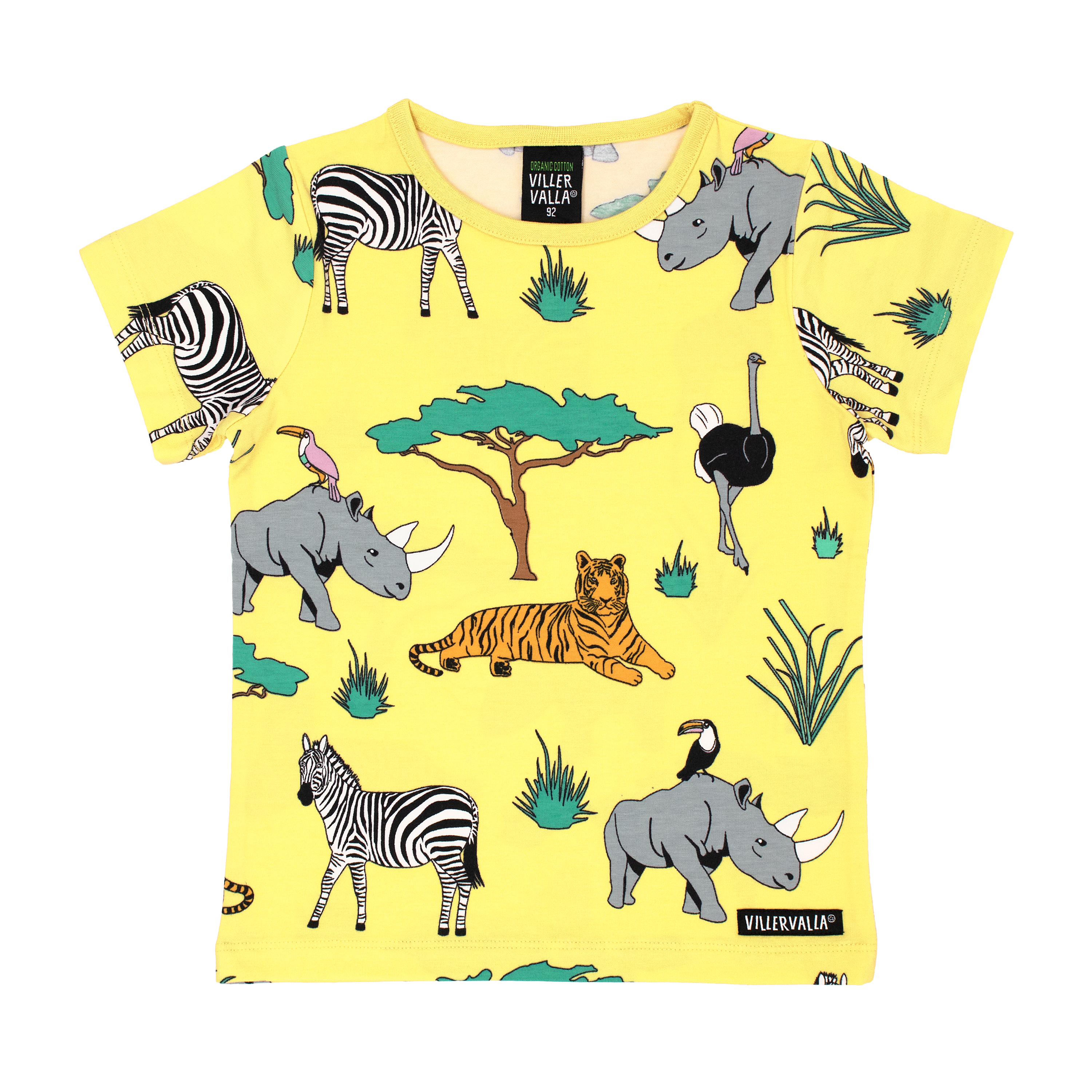 Villervalla - SS Tee - Safari - Lemon