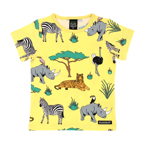 Villervalla - SS Tee - Safari - Lemon