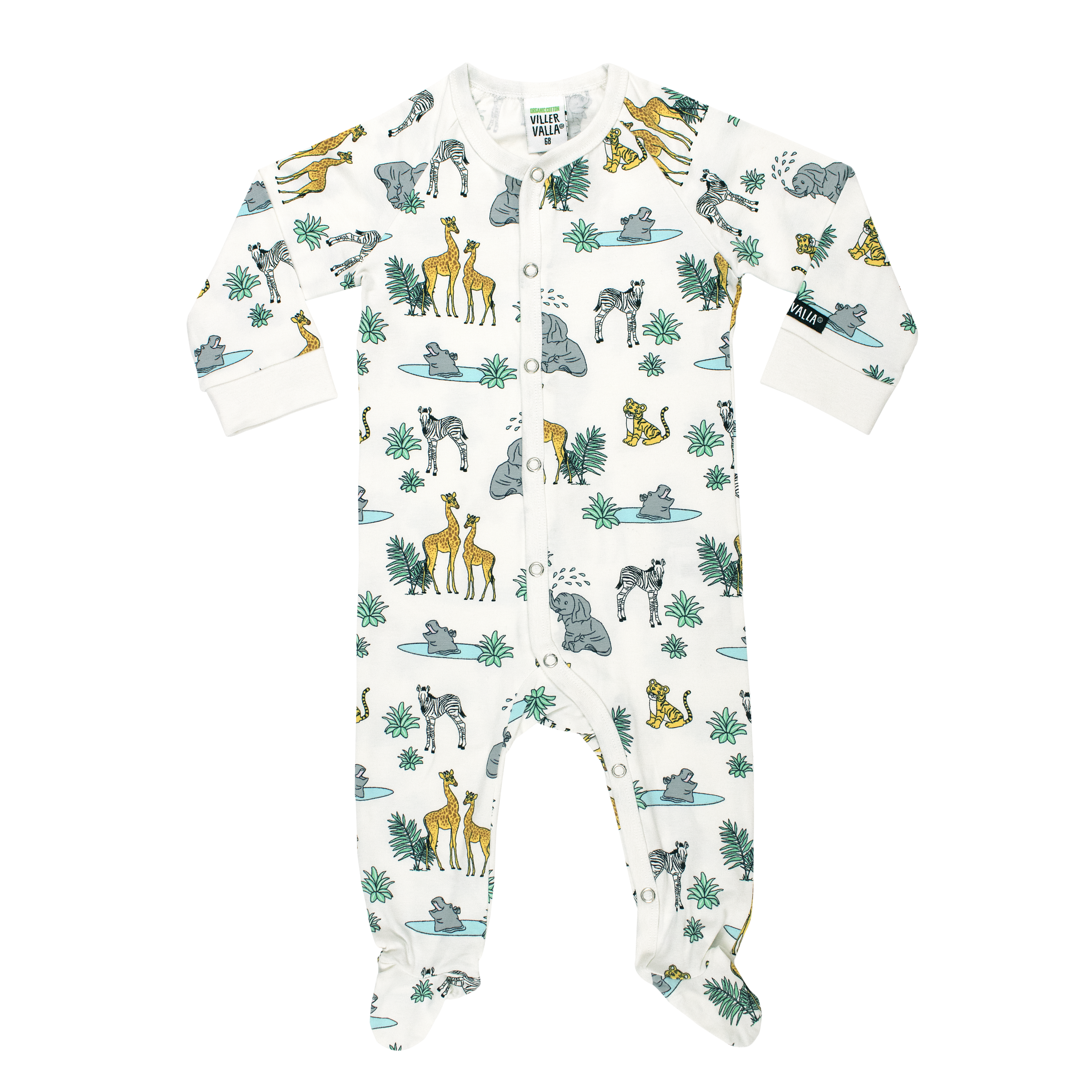 Villervalla - All-In-One with Feet - Safari - Marble