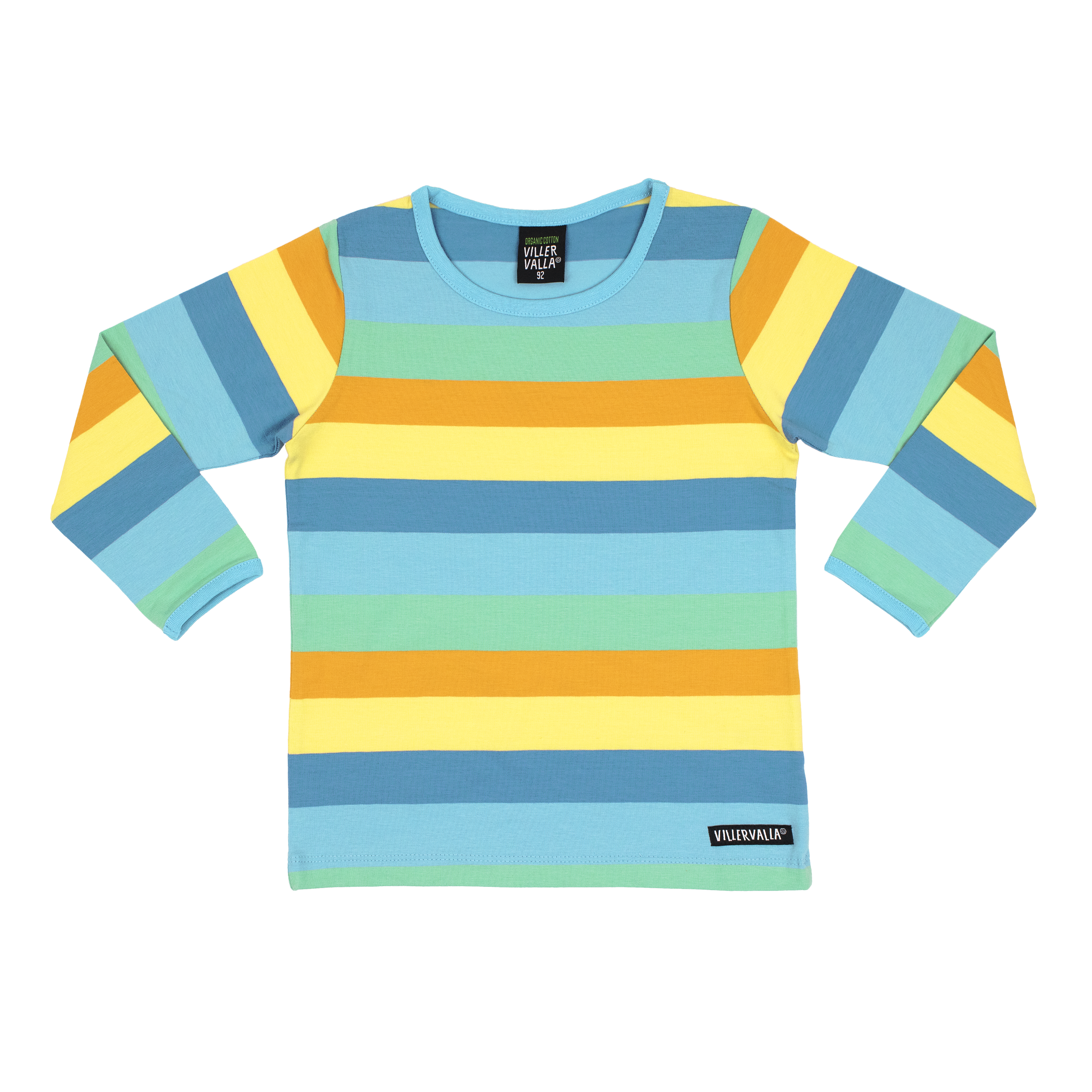 Villervalla - LS Tee - Multi Stripes - Beach