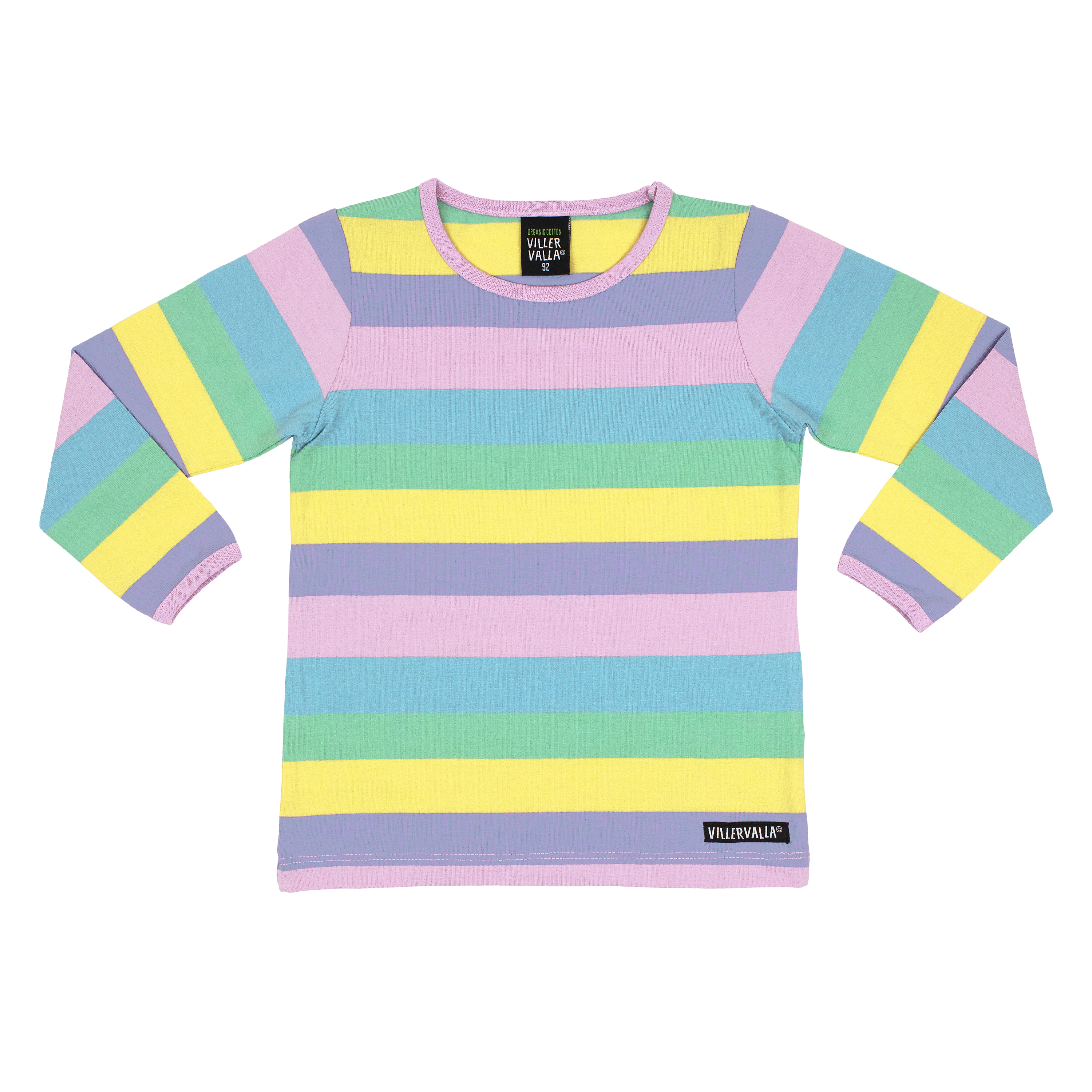 Villervalla - LS Tee - Multi Stripes - Botanic