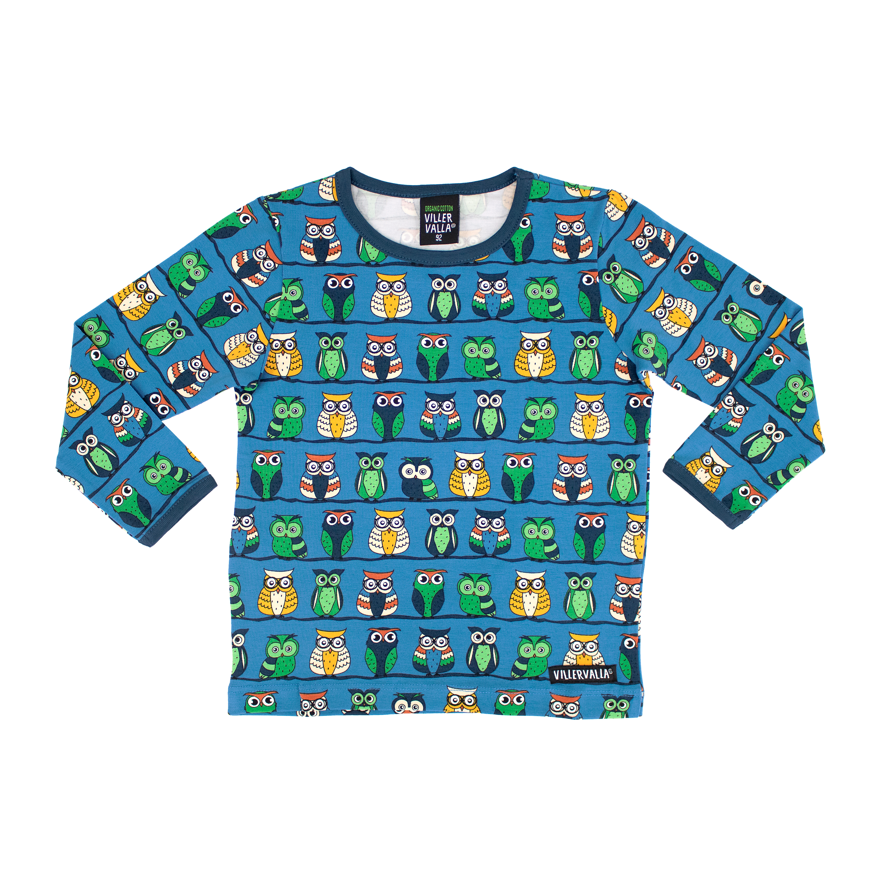 Villervalla - LS Tee - Owls - Marine