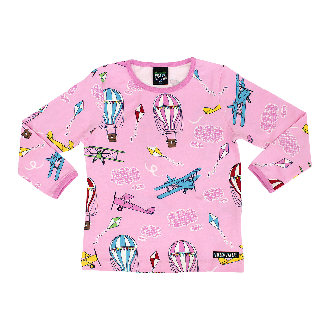 Villervalla - LS Tee - Aircraft - Blossom