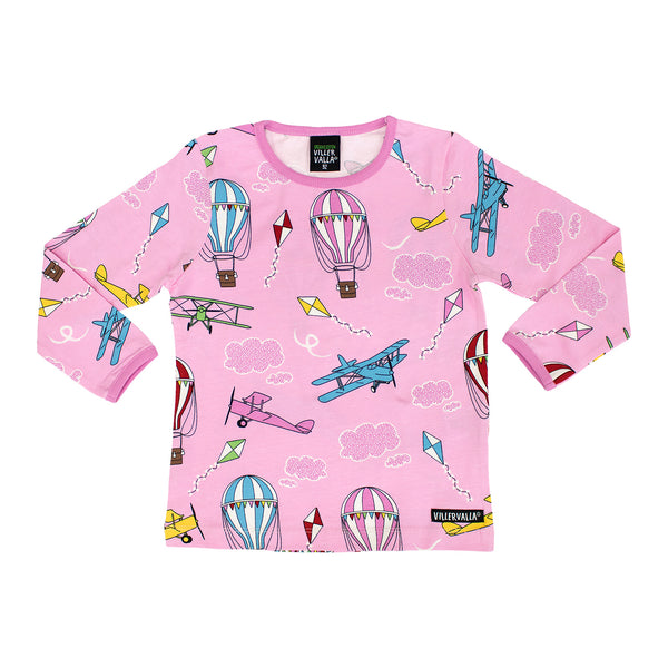 Villervalla - LS Tee - Aircraft - Blossom
