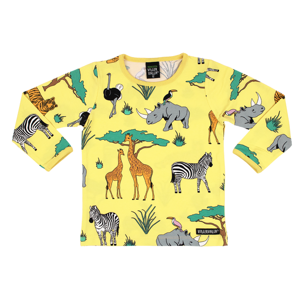 Villervalla - LS Tee - Safari - Lemon