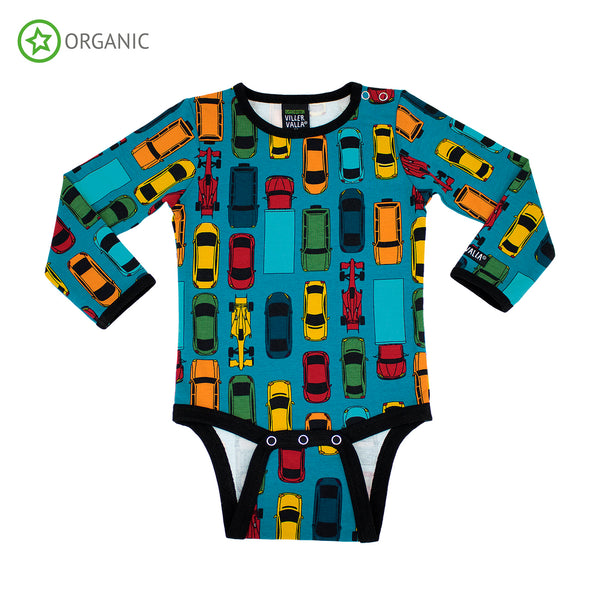 PRICE DROP * Villervalla - LS Bodysuit - Traffic - Atlantic (Blue)