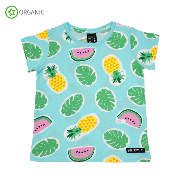 Villervalla - SS Tee - Tropical Fruits - Light Bay