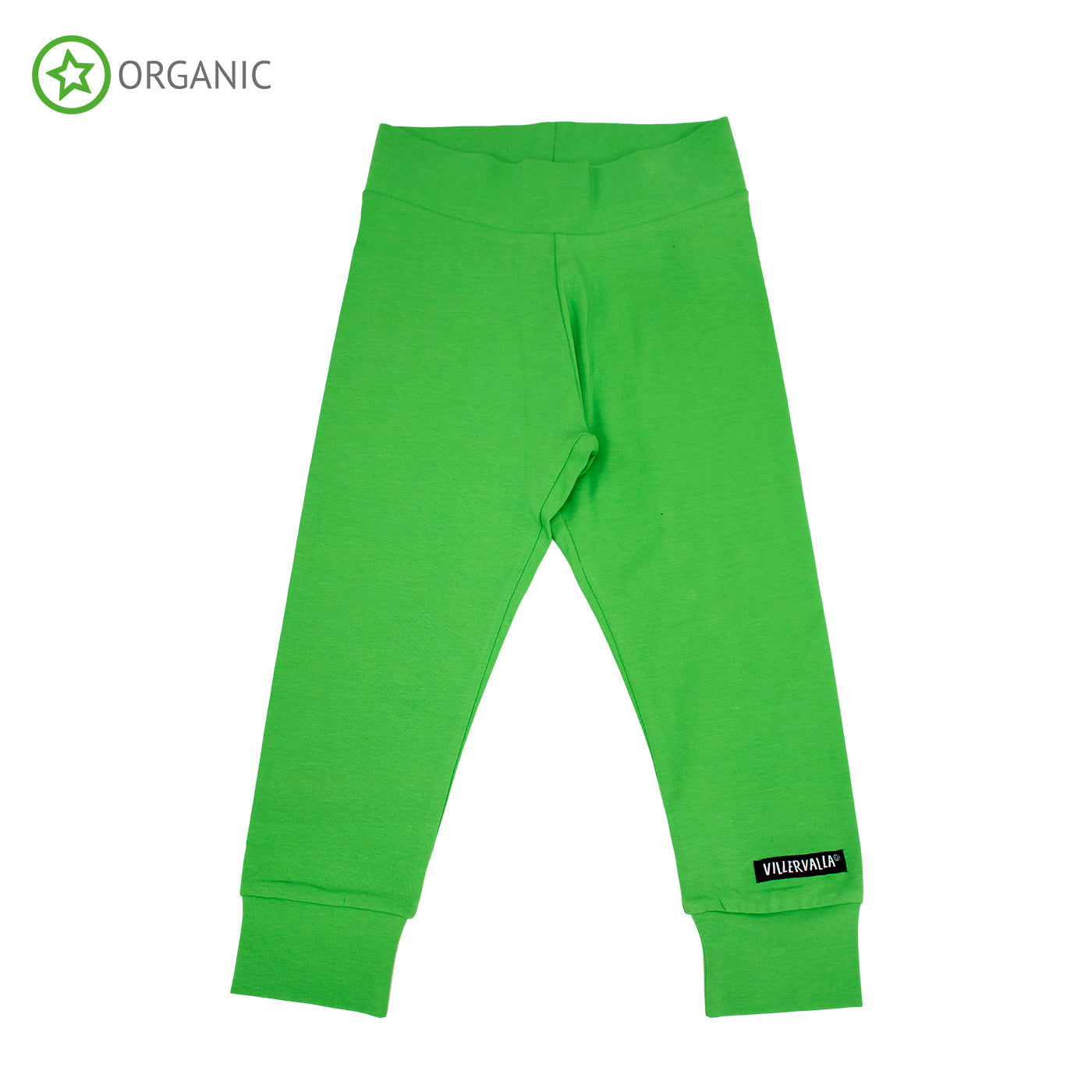 Villervalla - Solid Basics - Tapered Pants - Pea (Green)