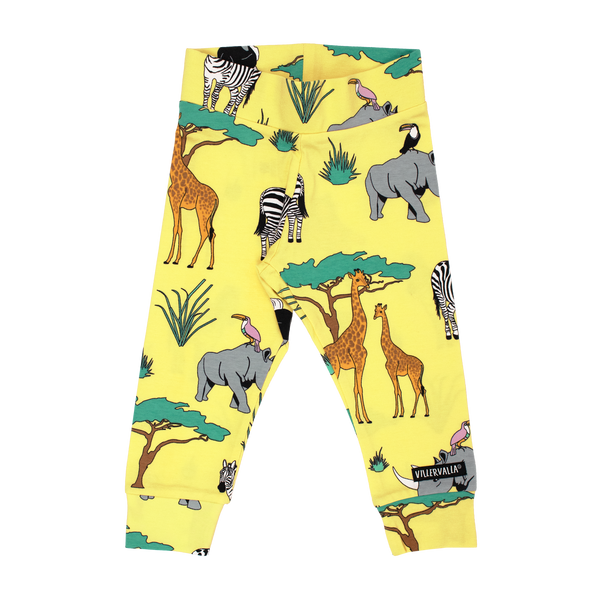 Villervalla - Tapered Trousers - Safari - Lemon