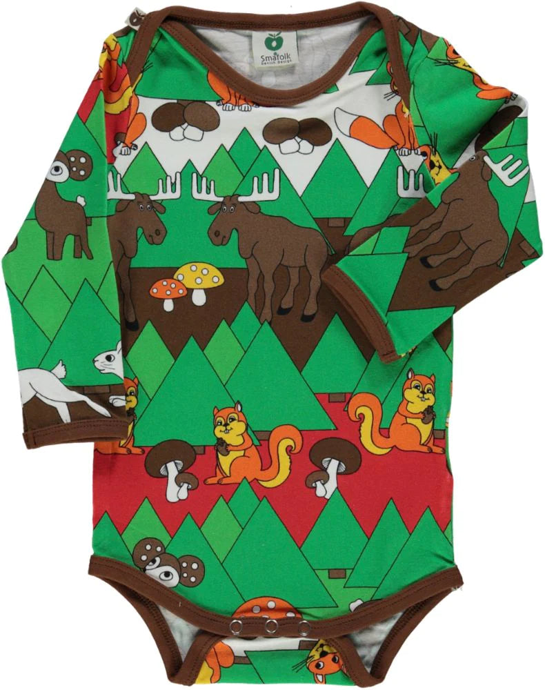 Smafolk - LS Bodysuit - Christmas Landscape