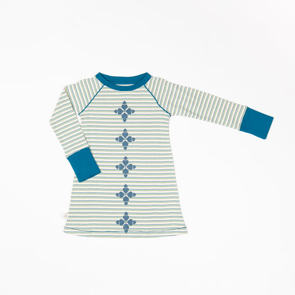 Alba - Merry My Dress - Seaport Blue Stripe