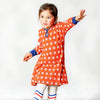 Alba - Inge Dress - Cherry Tomato Heartbreaking Love