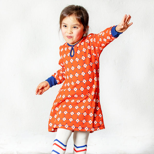 Alba - Inge Dress - Cherry Tomato Heartbreaking Love