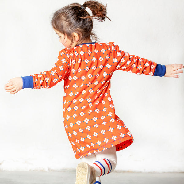 Alba - Inge Dress - Cherry Tomato Heartbreaking Love