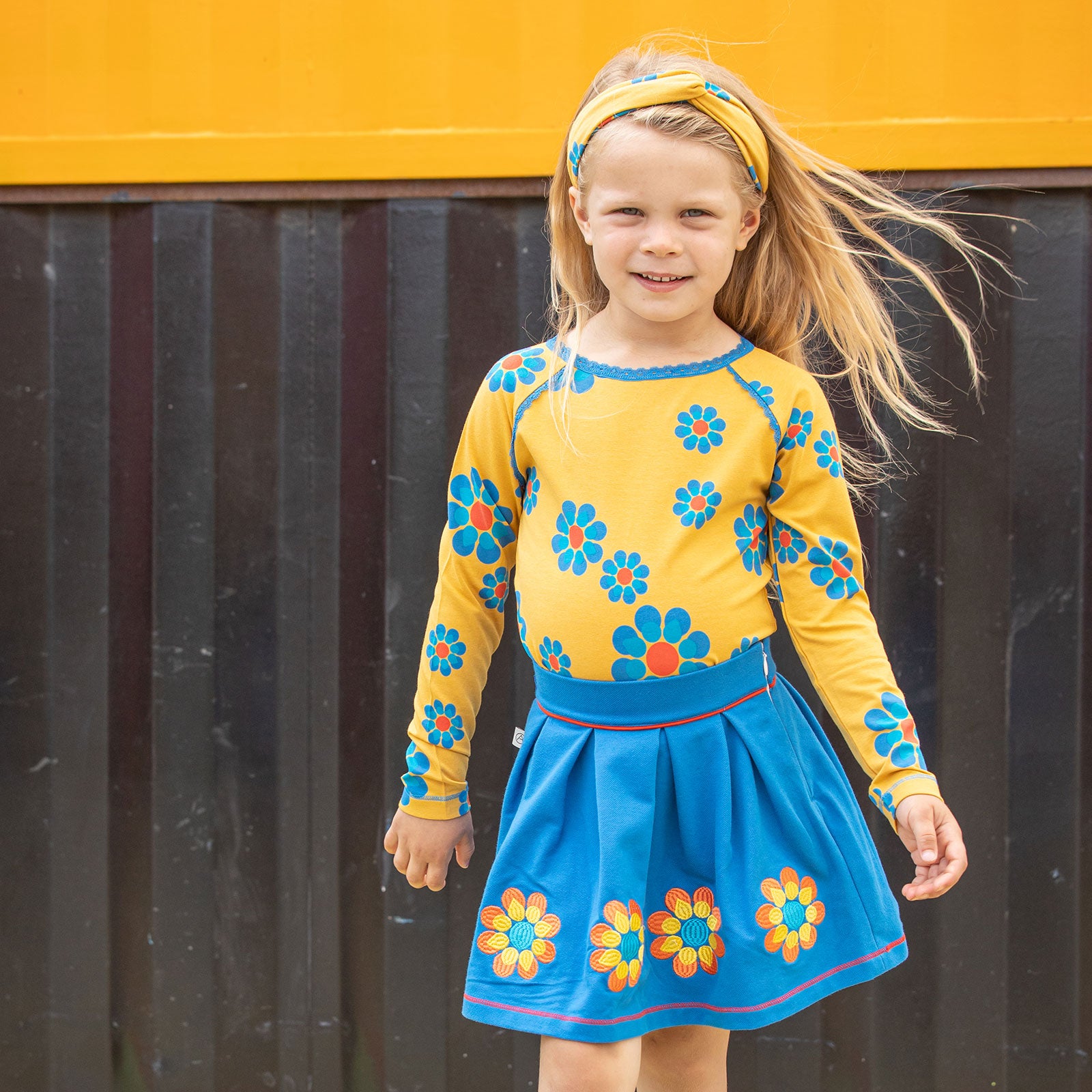 Alba - Nelly Skirt - Snorkel Blue