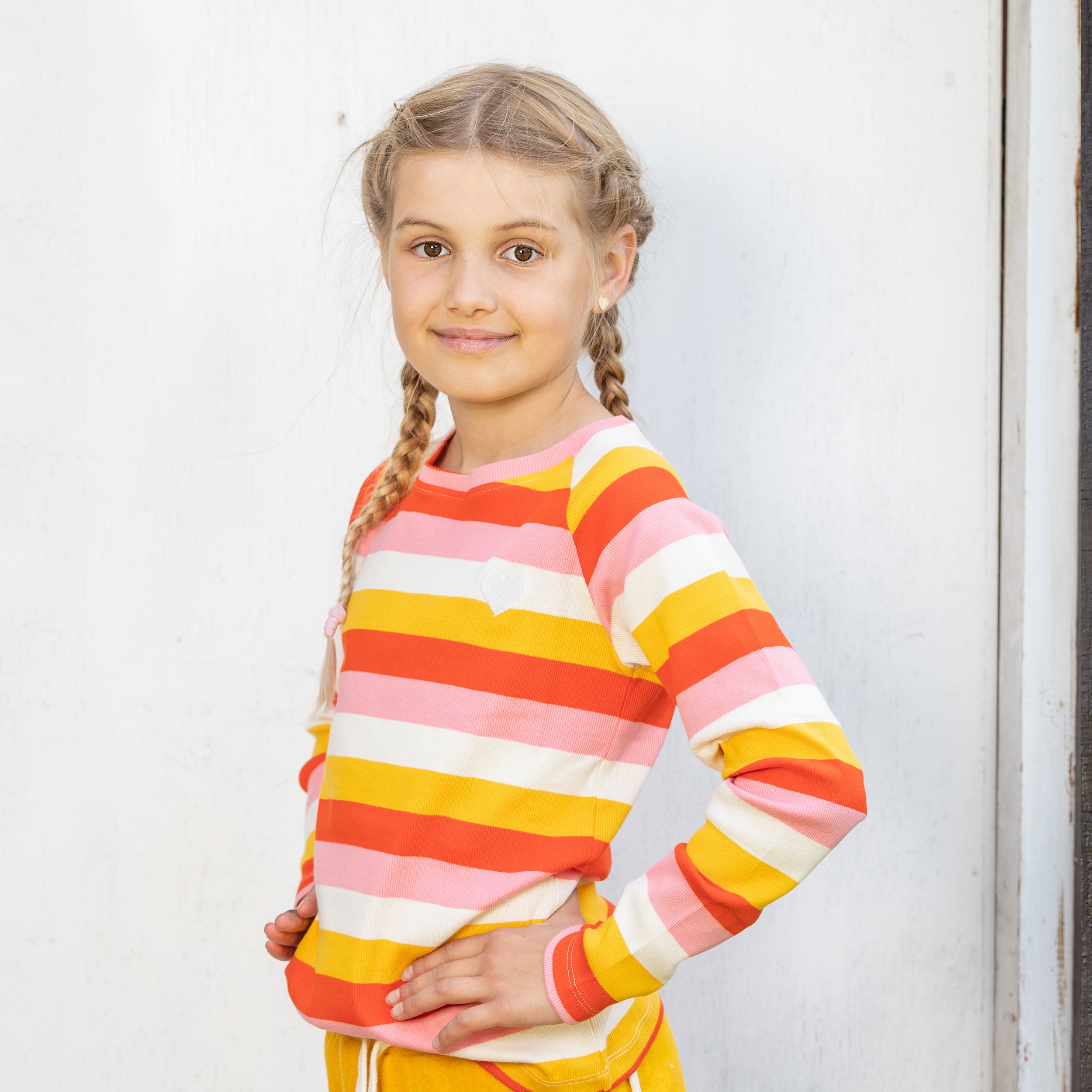 Alba - All You Need Tee - Strawberry Ice Stripes