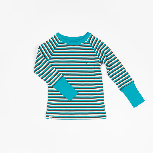 Alba - Our Favourite Rib Blouse - Algiers Blue Stripes