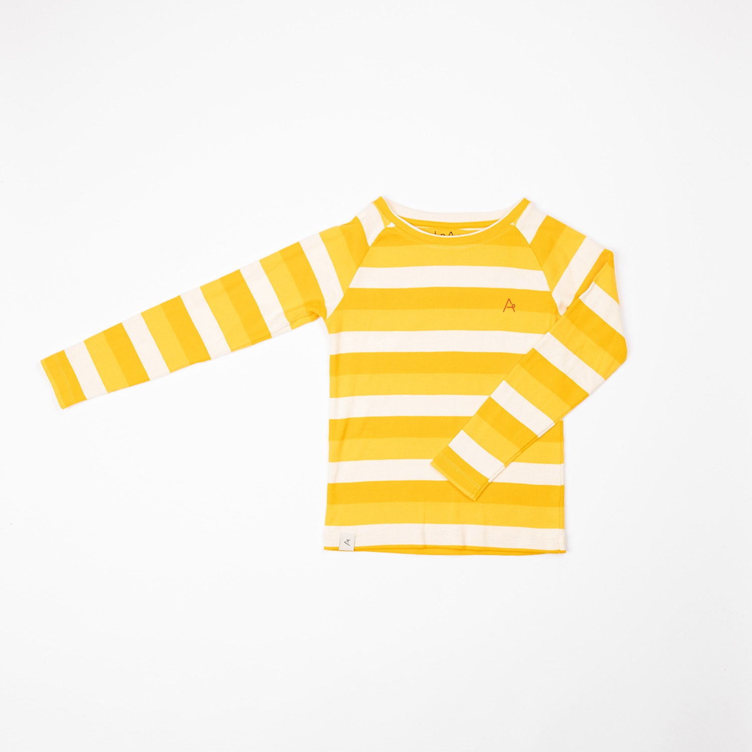 Alba - Everyday Long Tee - Daffodil Stripes