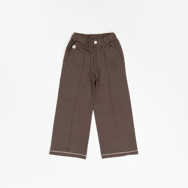 Alba - Rock It Box Pants - Chocolate Brown