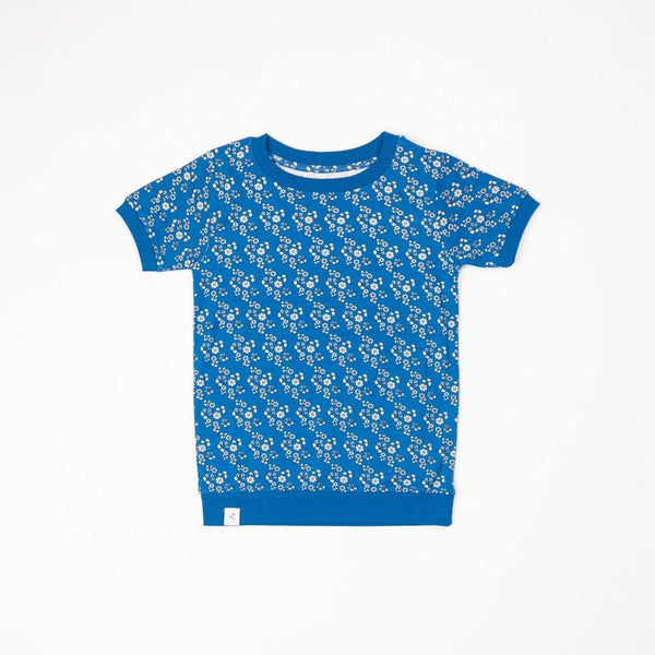 Alba - Alberte T Shirt - Snorkel Blue Liberty Love ** LAST ONE sz 98cm
