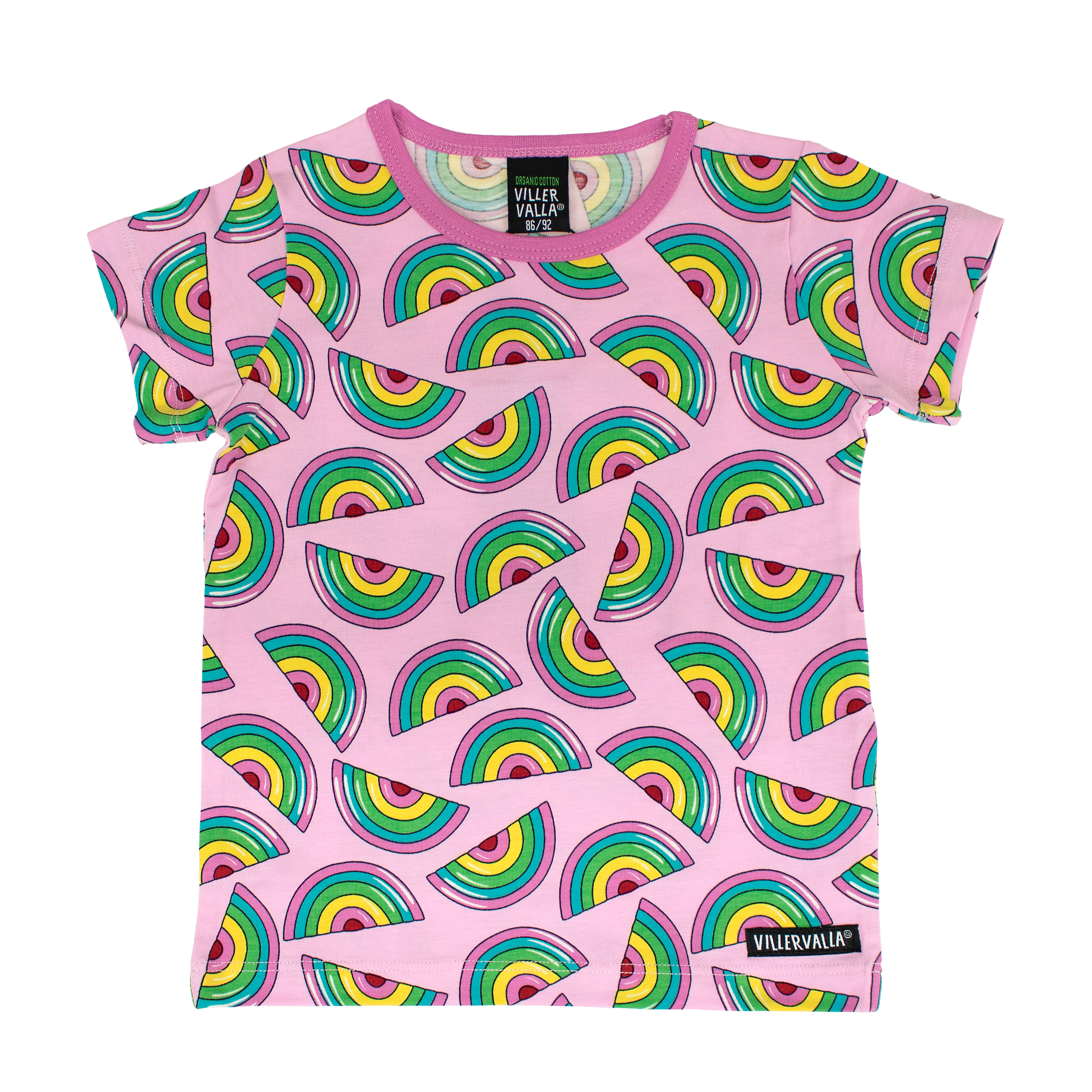 Villervalla - SS Tee - Rainbow - Petunia