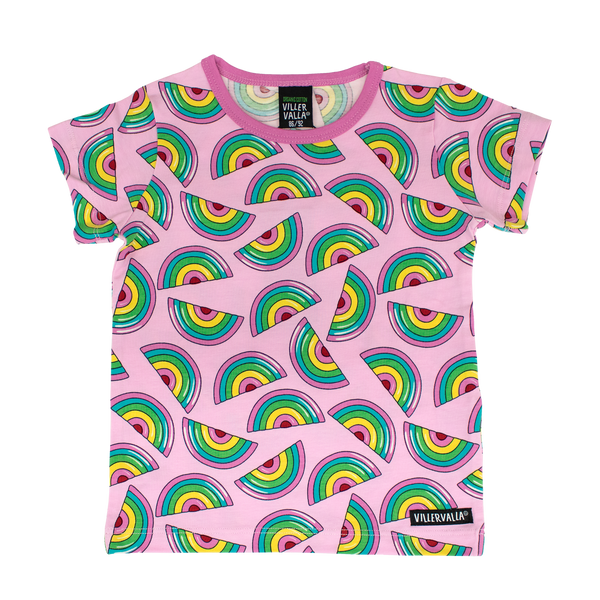 Villervalla - SS Tee - Rainbow - Petunia