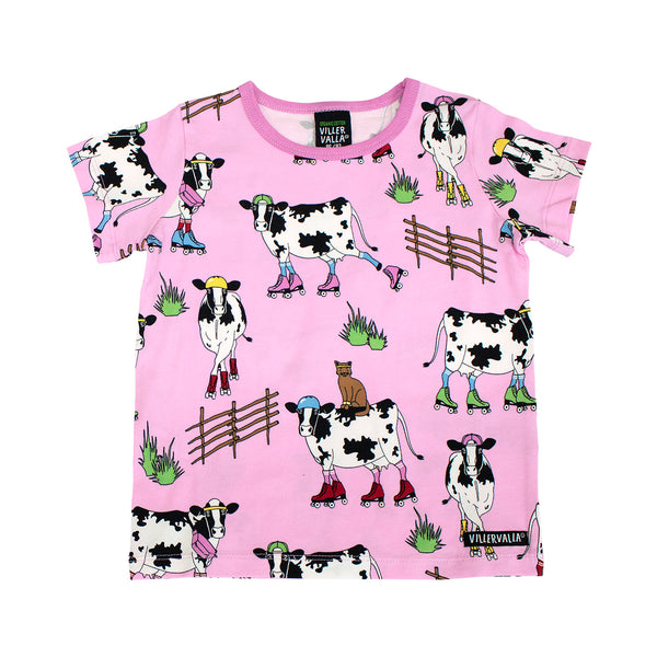 Villervalla - SS Tee - Roller Cow - Blossom