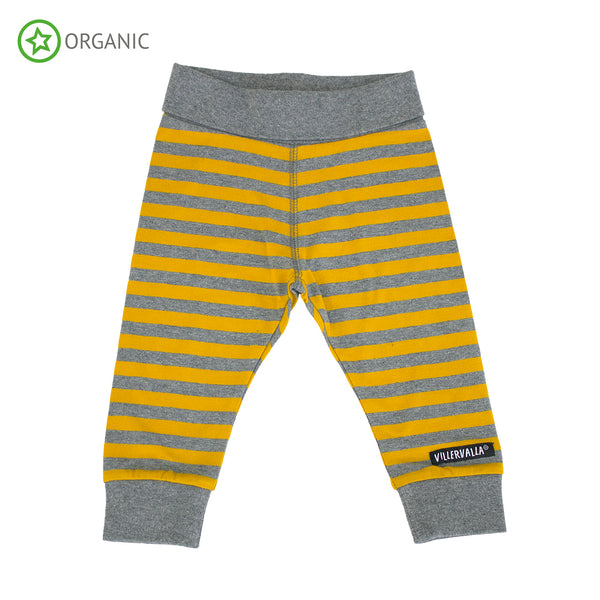 Villervalla - Comfy Pants - Stripes - Mustard
