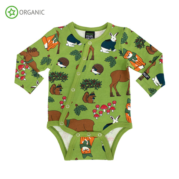 Villervalla - LS Bodysuit - Nordic Animals - Turtle