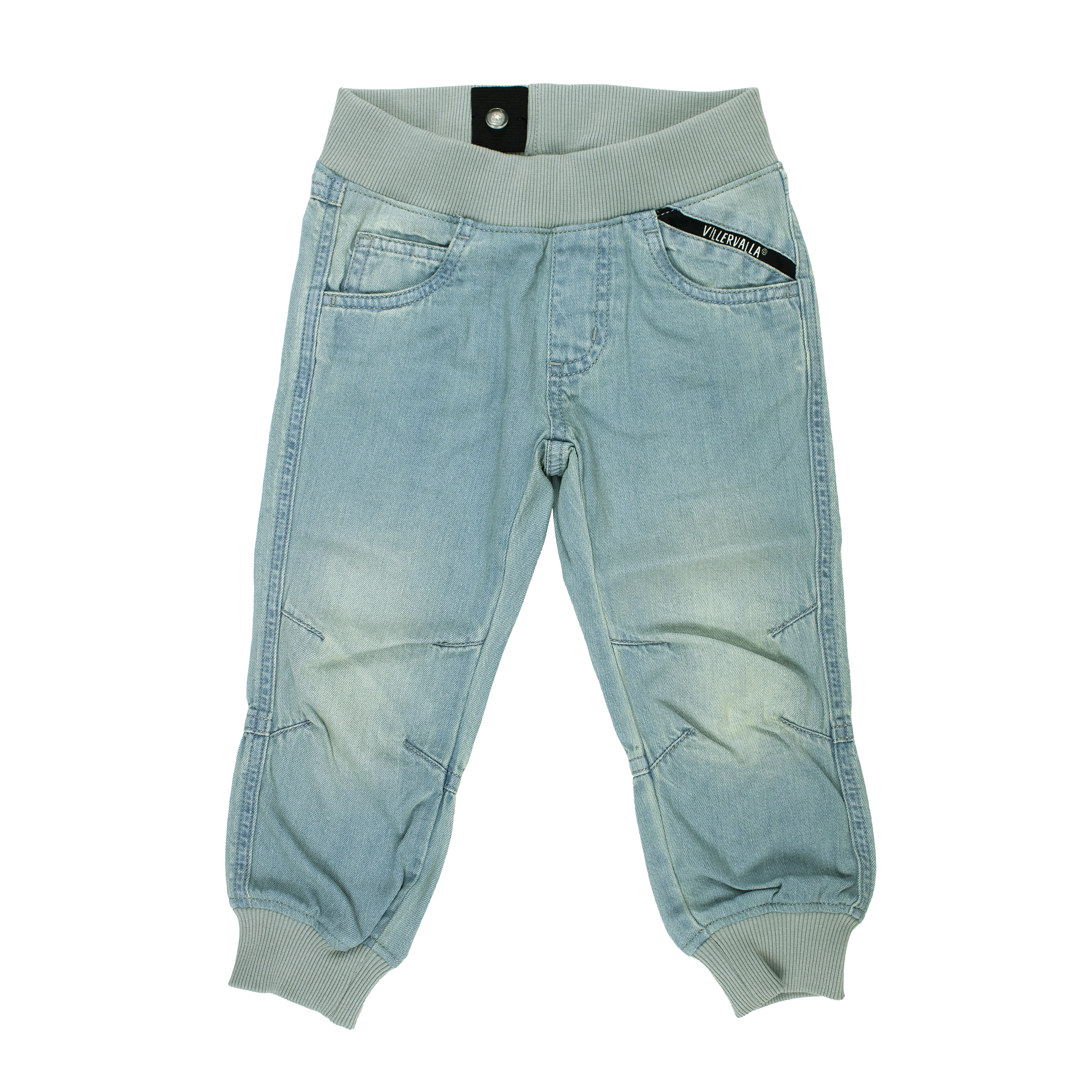 Villervalla - Relaxed Jeans - Soft Denim - Light Wash - Fossil bands