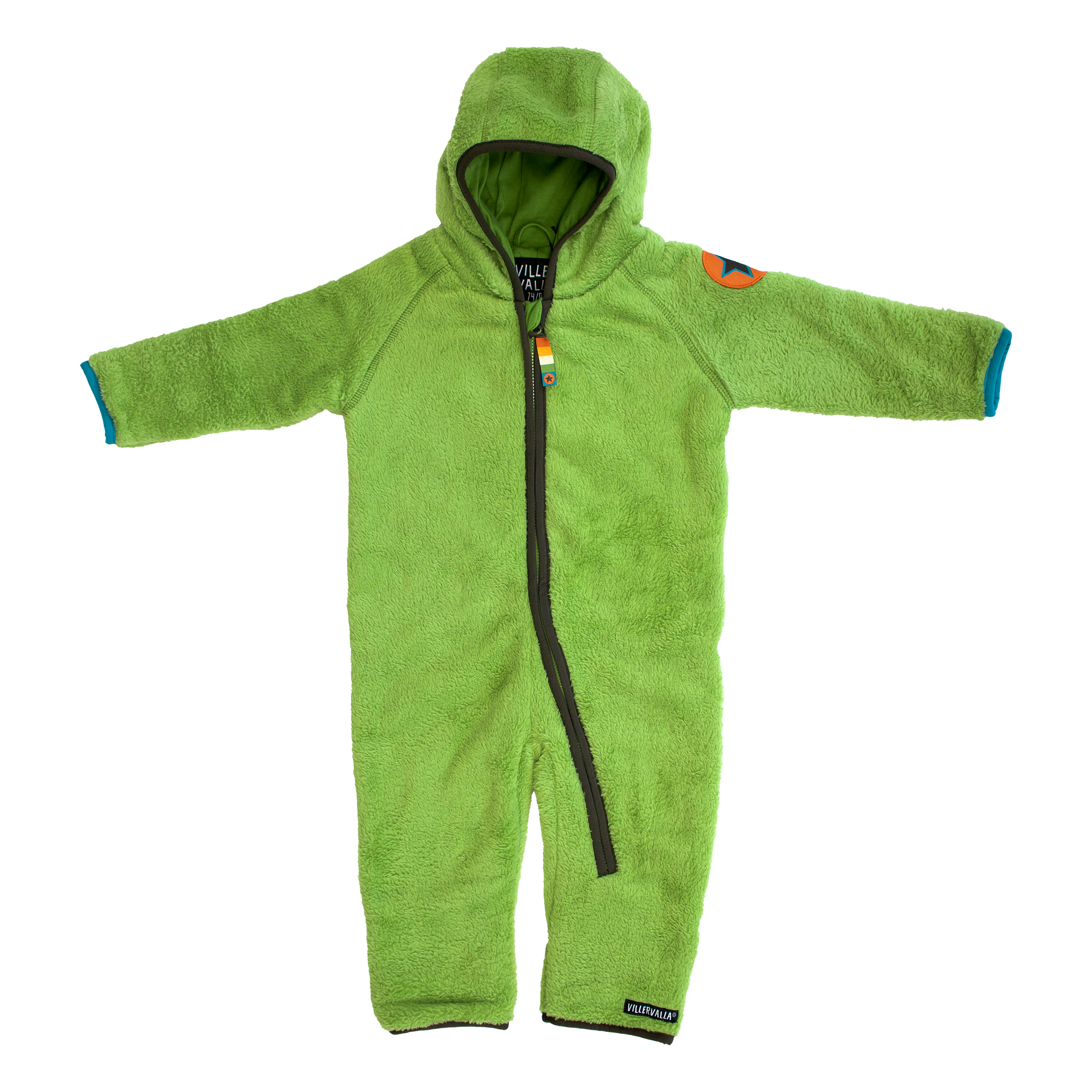 Villervalla - Lined Pile Fleece Suit - Turtle