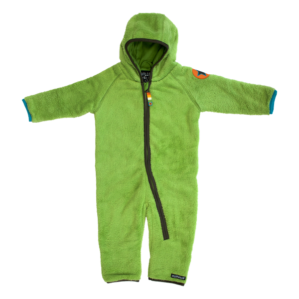 Villervalla - Lined Pile Fleece Suit - Turtle