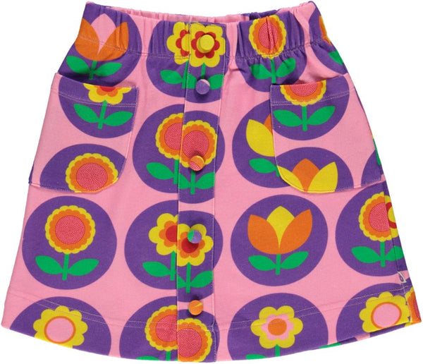 Smafolk - Skirt - Flower - Sea Pink
