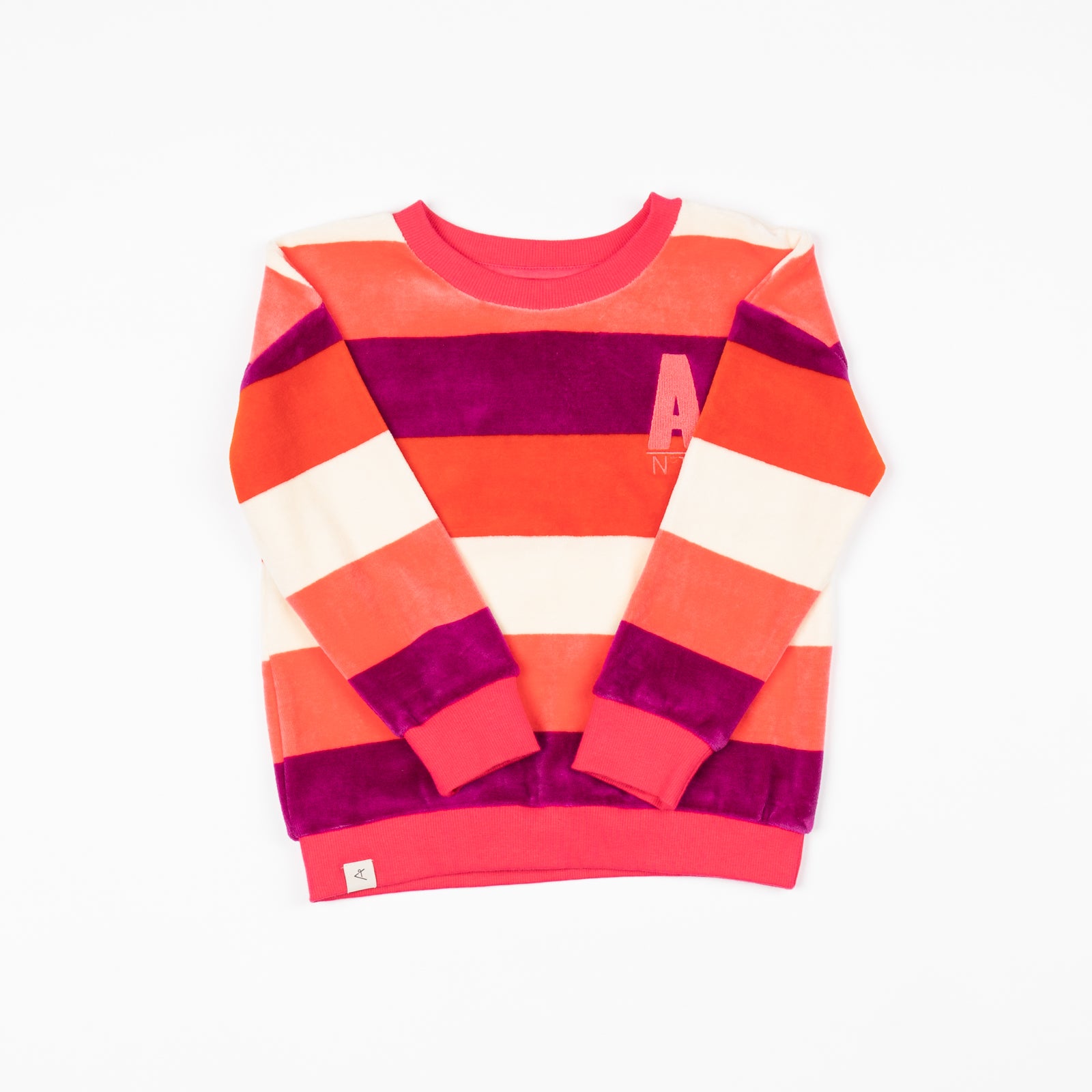 Alba - My Favourite Sweater - Wild Aster Love Stripe ** LAST ONE sz 98cm