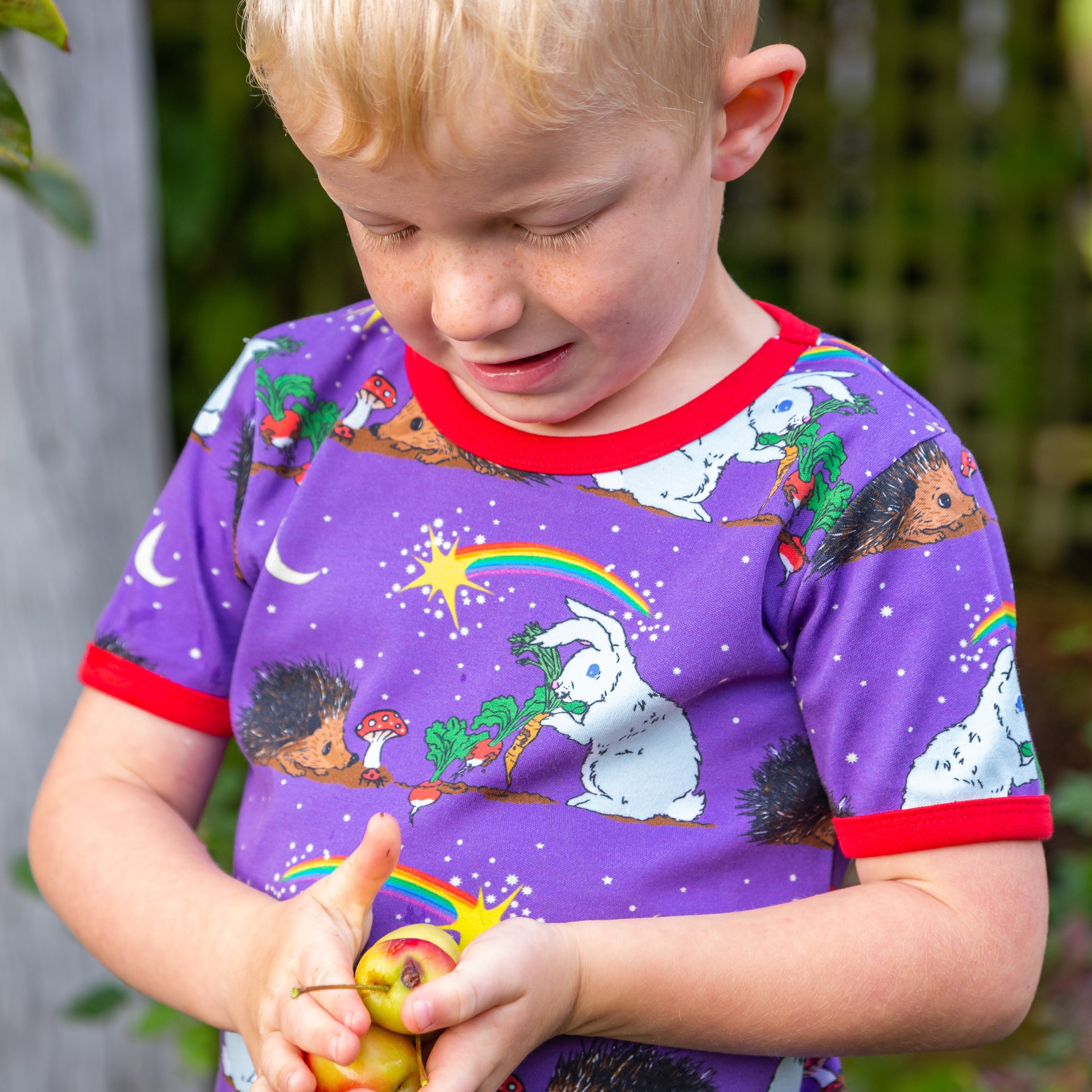 Coddi & Womple - SS Tee - Thistle and the Moon ** LAST SZ 1 yr