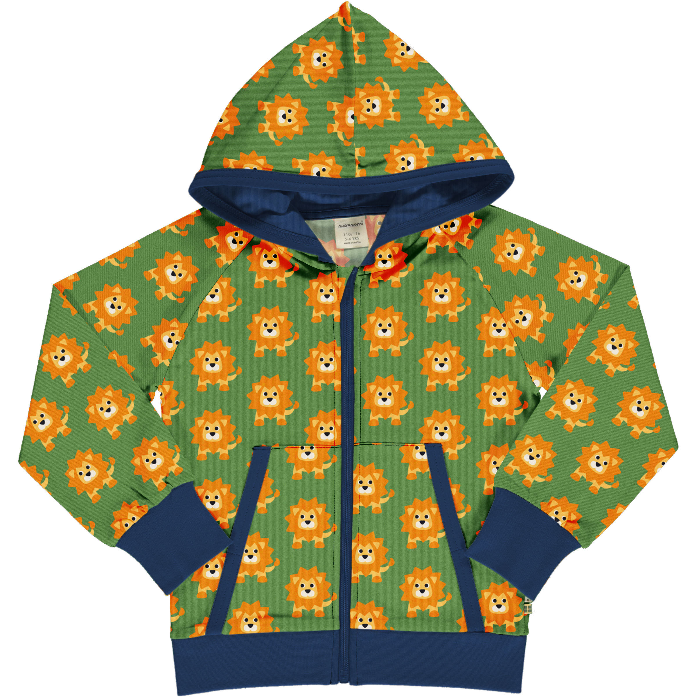 Maxomorra - Zip Hoodie - Lion