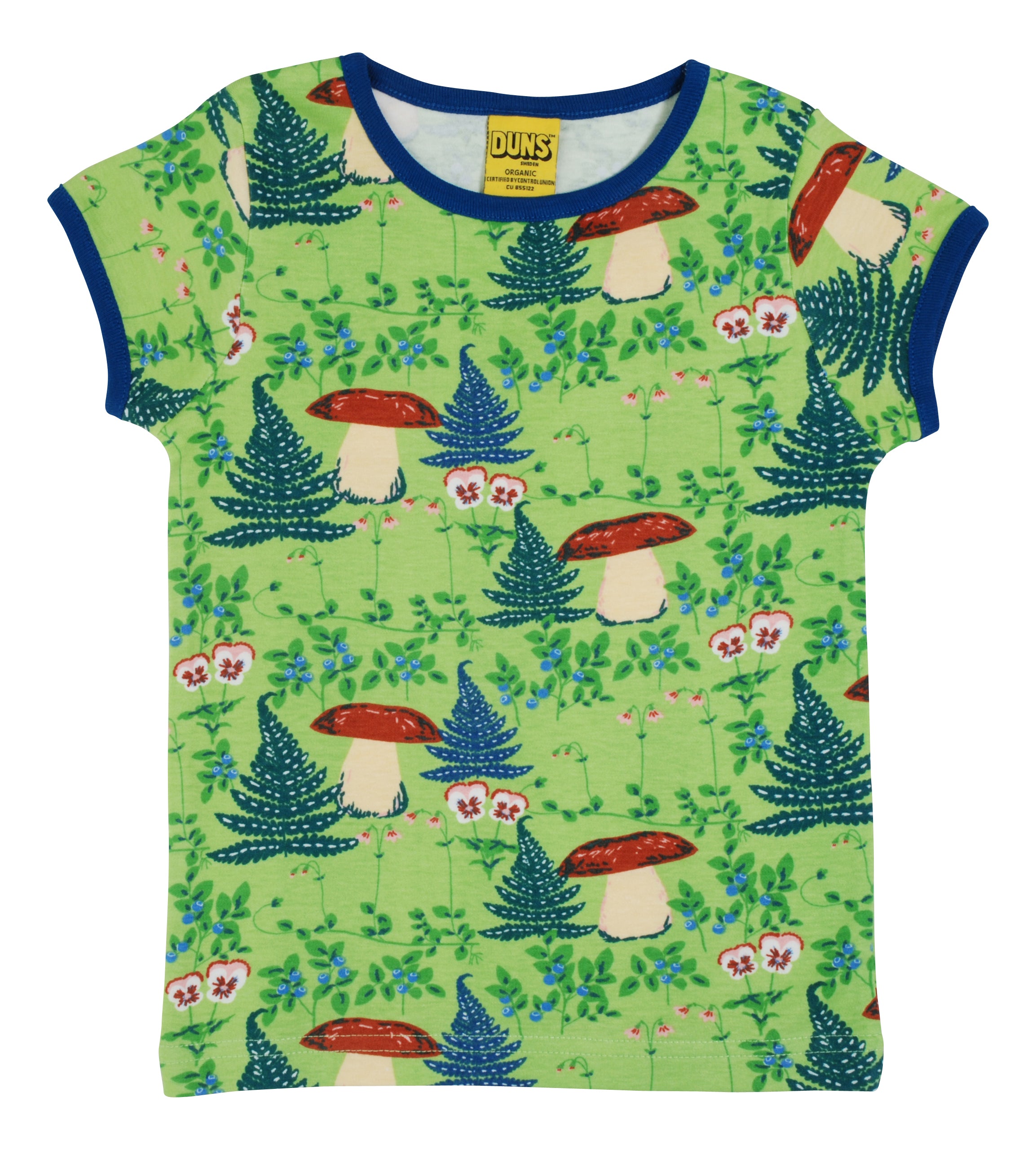 Duns Sweden - SS Tee - Linnaea - Jade/Lime