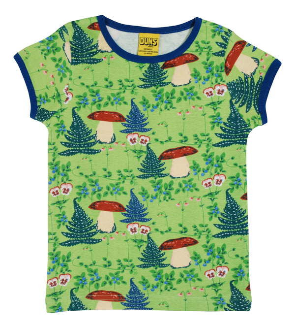 Duns Sweden - SS Tee - Linnaea - Jade/Lime