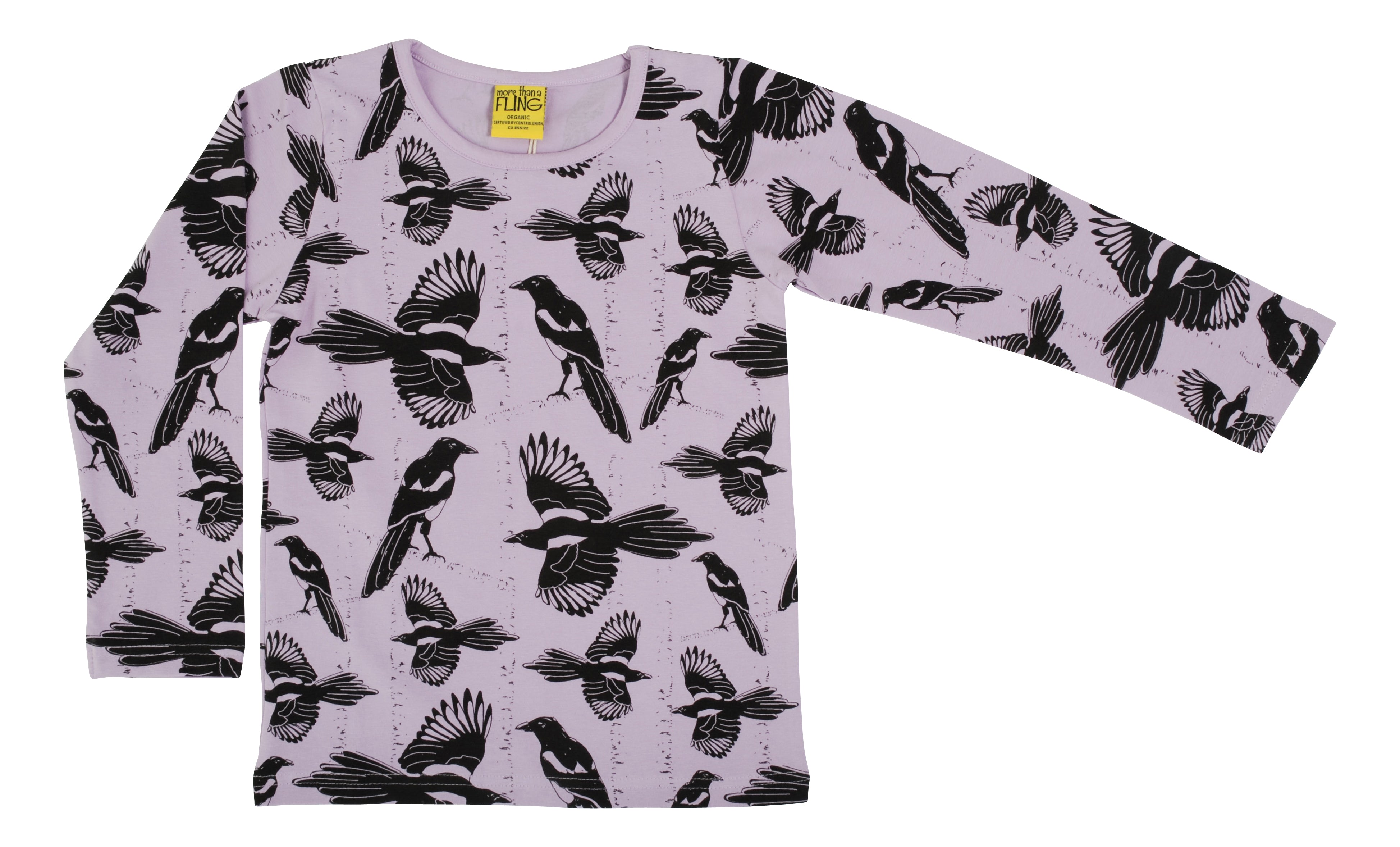 More Than A Fling - LS Tee - Pica Pica - Orchid Bloom