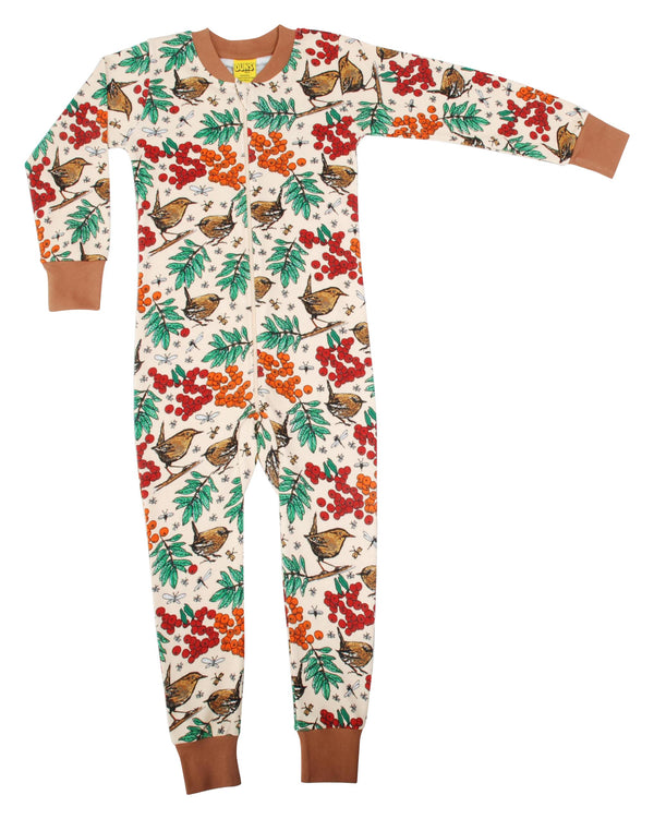 Duns Sweden Zip Suit - Rowanberry - Mother of Pearl