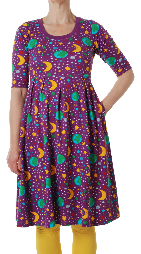 Duns - SS Dress - Mother Earth - Violet -  Adult