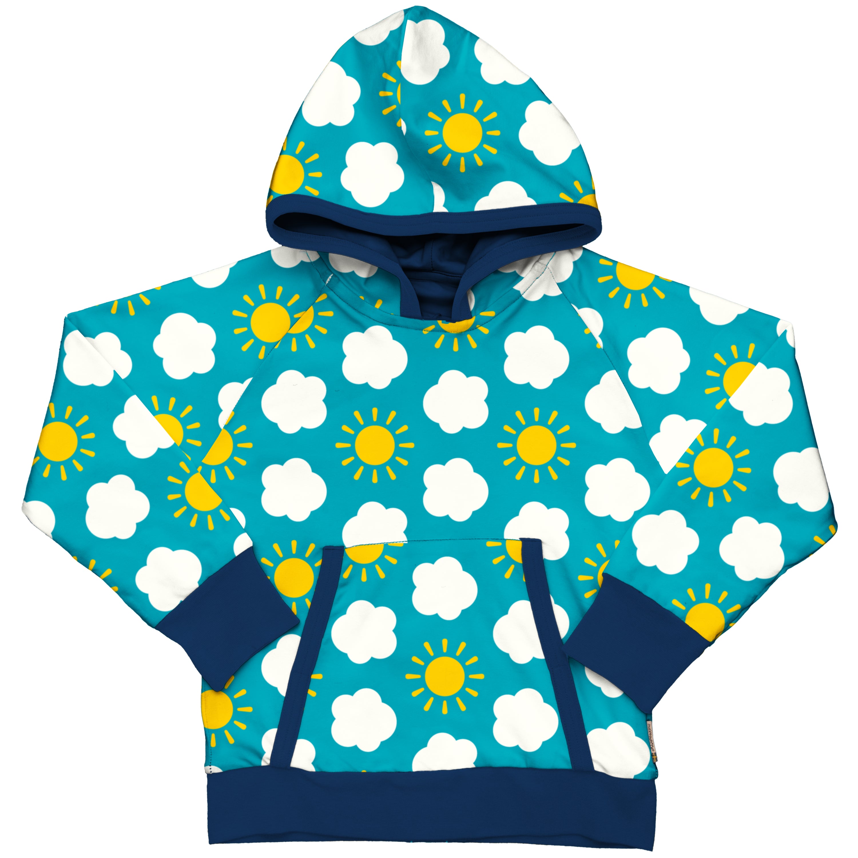 Maxomorra - Lined Hoodie - Classic Sky