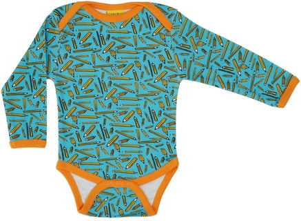 PRICE DROP * Duns Sweden LS body suit - Pencils - Turquoise