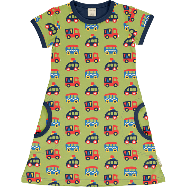 Maxomorra - SS Dress - Colourful Cars